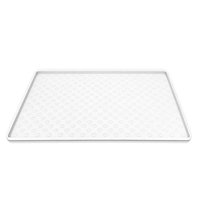 Alfombrilla de Silicona Impermeable para Comederos de Mascotas
